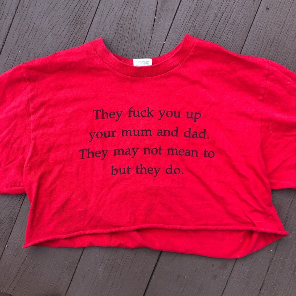 Cropped Supreme T-shirt